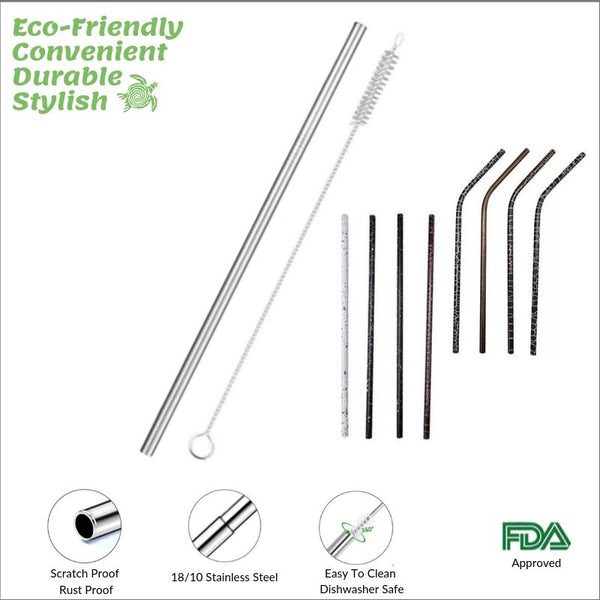 Stainless Steel Straws (Bulk) – Chocolate & More Delights