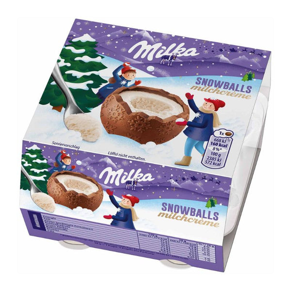 Milka Snowballs Milk Cream Box - Chocolate & More Delights